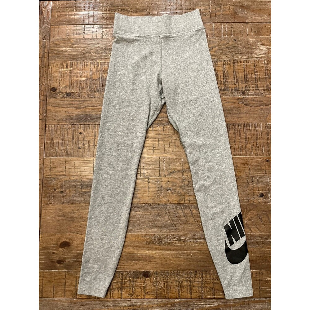 Nike Legasee High Waisted Leggings Gray DB3903-063 Size XS